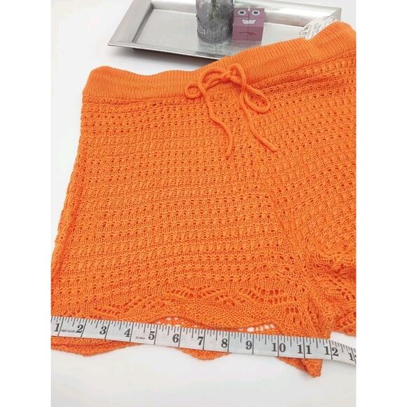 Jolie & Joy Knit Crochet Tank Top and Short Set Swim Cover Stripe Size 1X - Picture 5 of 13